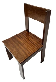 Art Deco Modernist Side Chair by J.A. Muntendam for L.O.V. Oosterbeek 2, 1920s